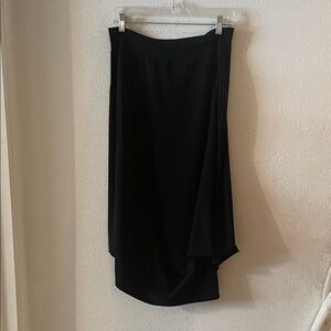 Black Asymmetric Women's Skirt